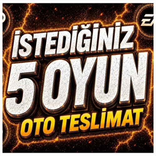  İSTEDİĞİNİZ 5 OYUN + OTO TESLİMAT + GARANT